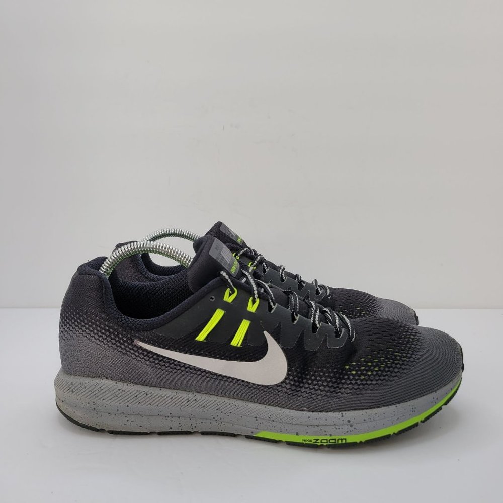 Nike Zoom Structure 20 Shield Men's Running Shoes Black 849581-001 US Size 12